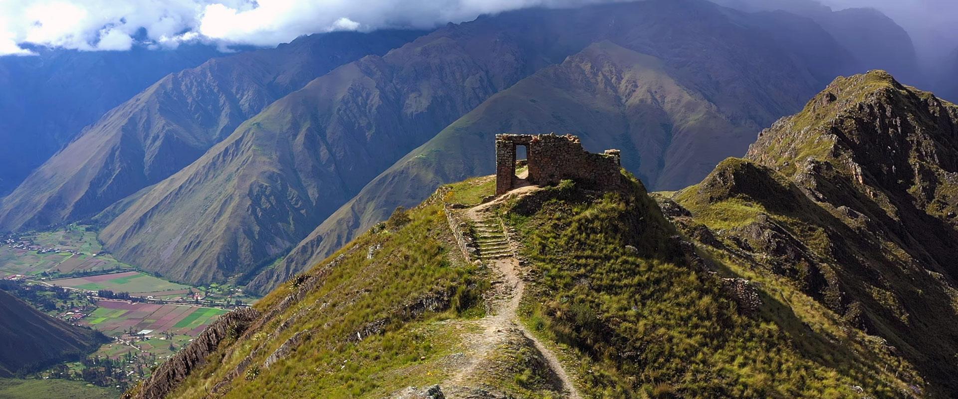 Alternative Trek by ancient Inca's path to Machu Picchu
